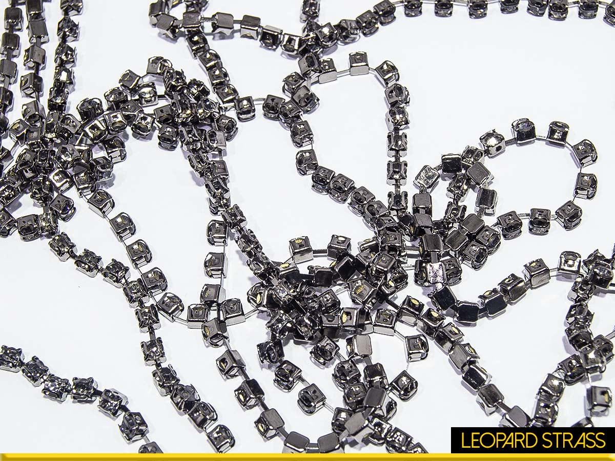 Catena di Strass - Aquamarine