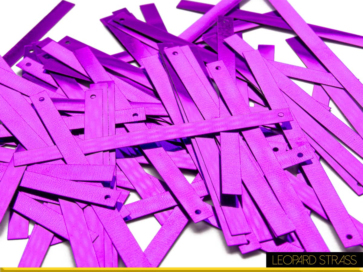Paillettes : Baguette - Viola