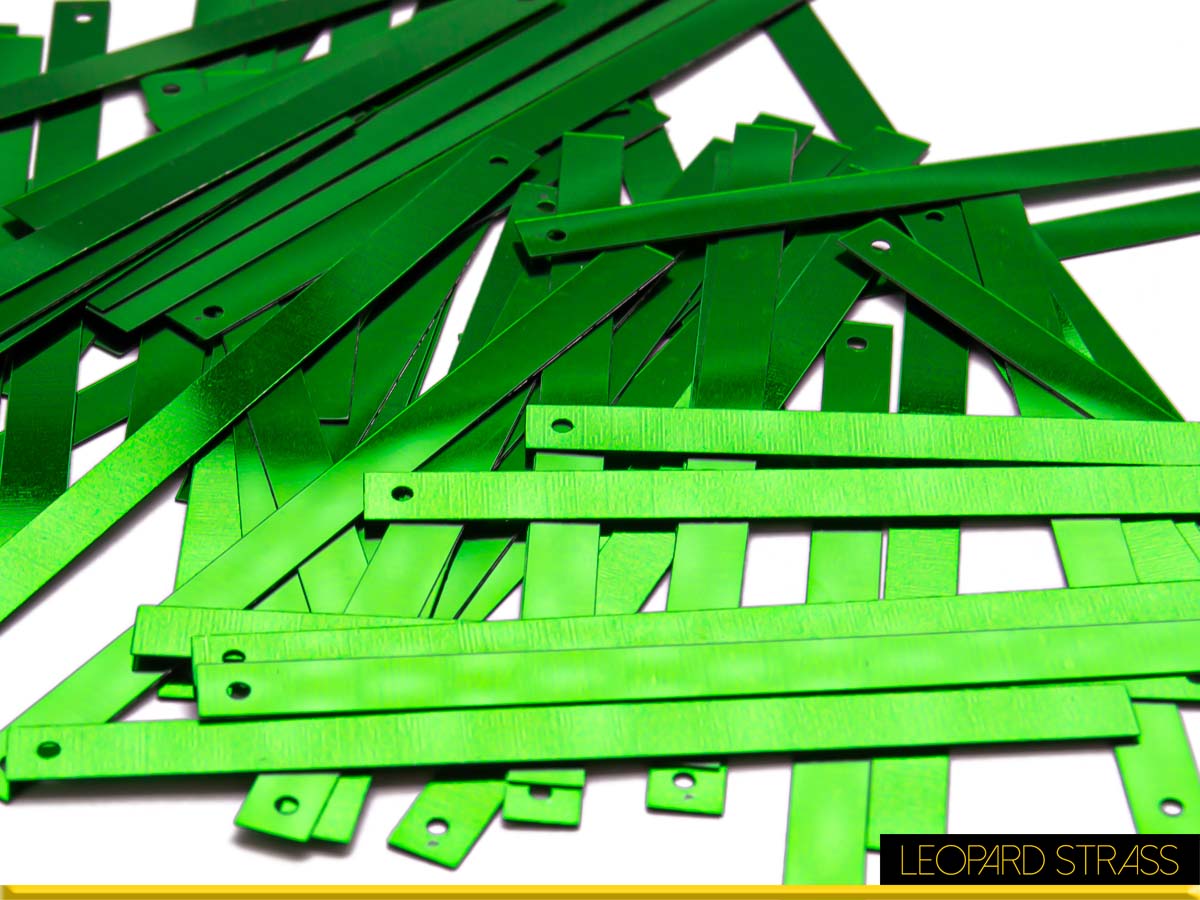 Paillettes : Baguette - Verde