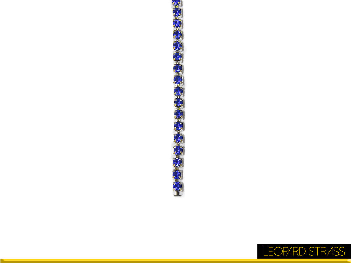 Rhinestone Cup Chain - Sapphire