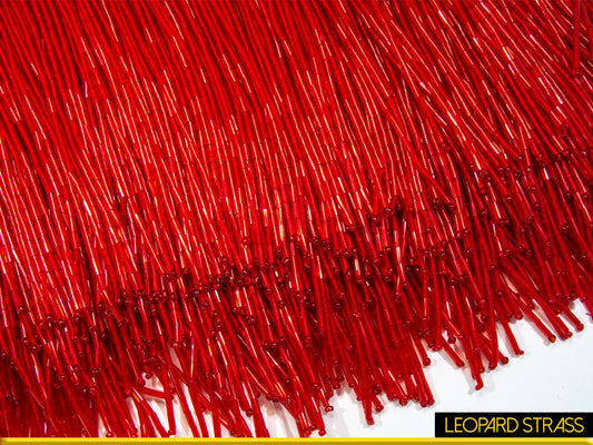 Bead Fringe : Red