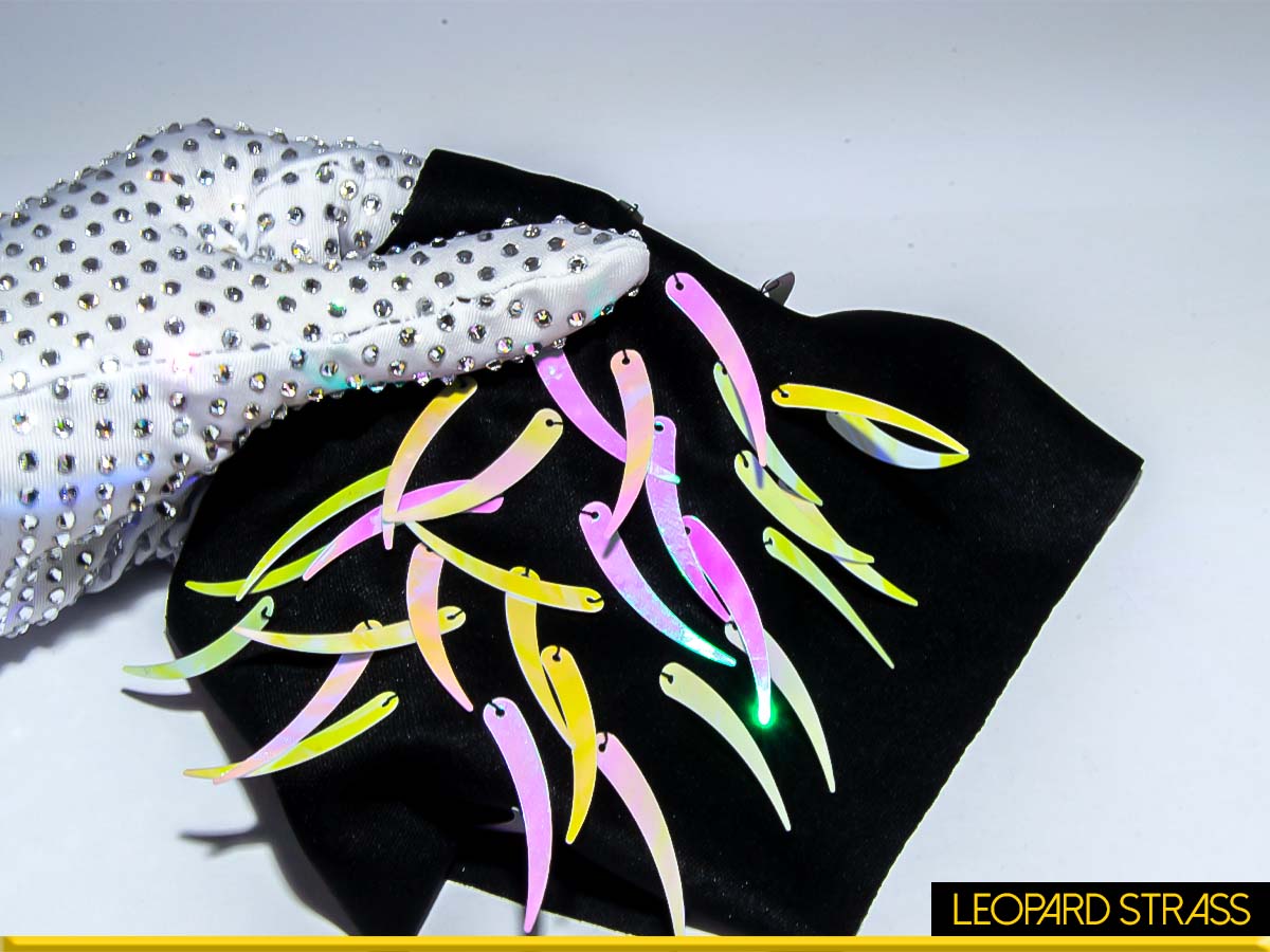 Paillettes da cucire - Tusk White AB