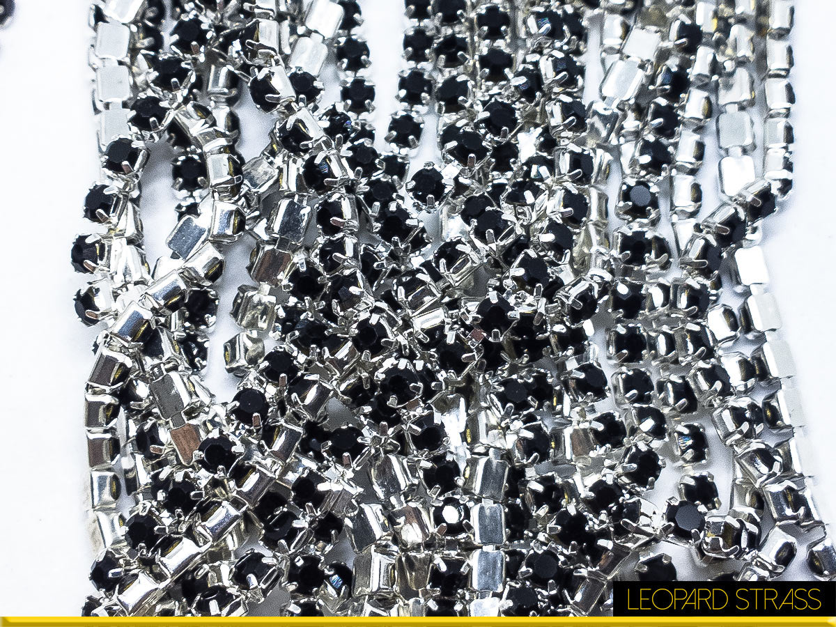 Catena di Strass - Jet Black