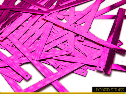 Paillettes : Baguette - Fucsia