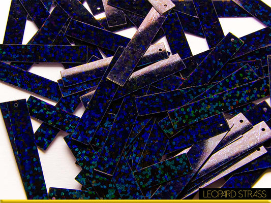 Paillettes : Baguette - Rainbow Glitter Nero