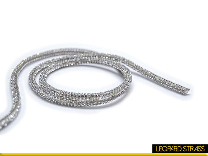 Rhinestone Embellished Rope / Cord : Crystal