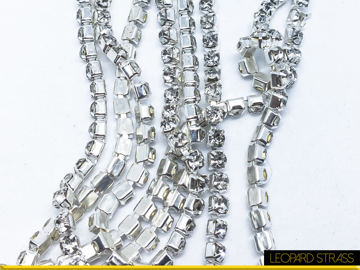 Rhinestone Cup Chain - Crystal